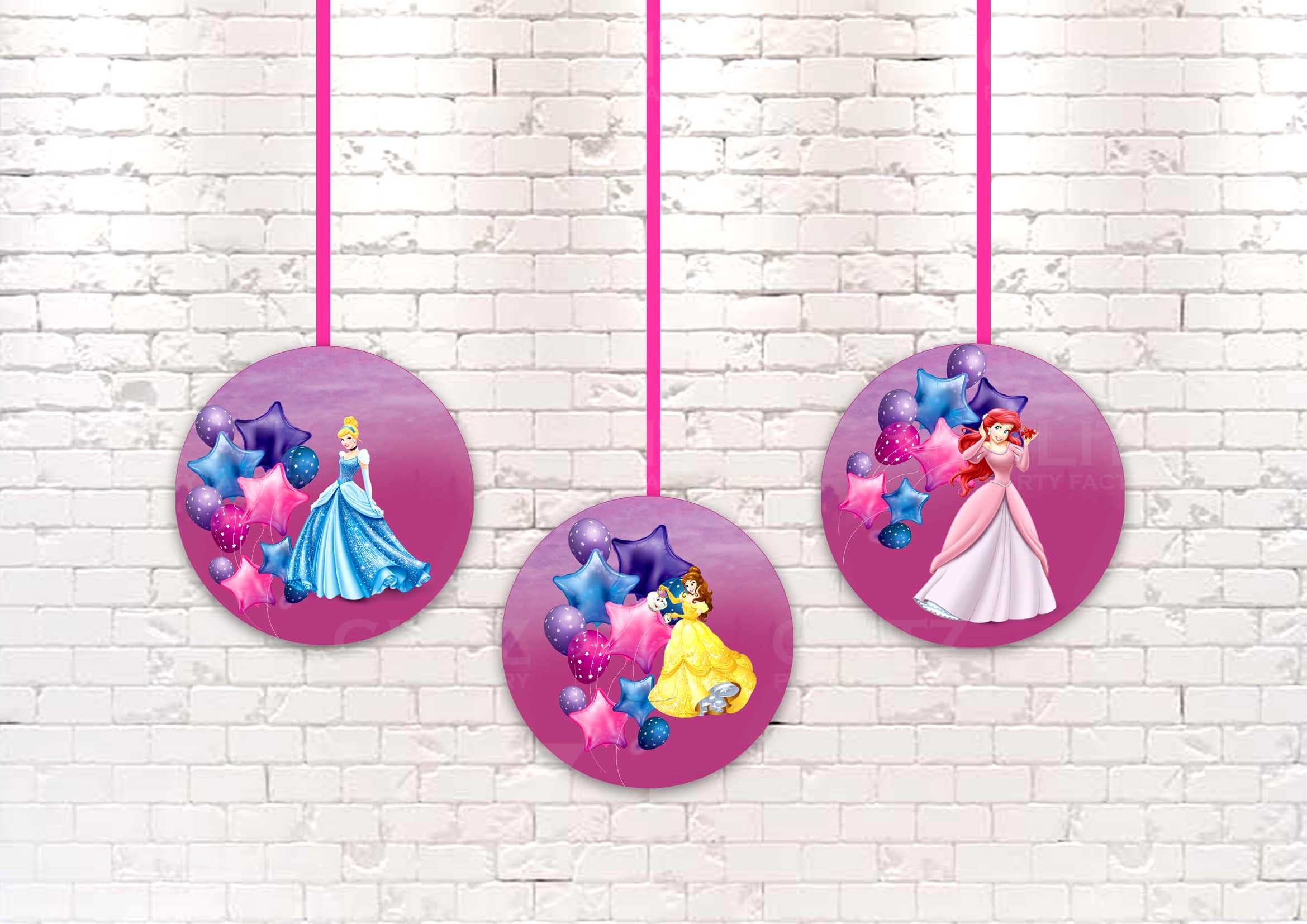 Disney Princess circle Mockup