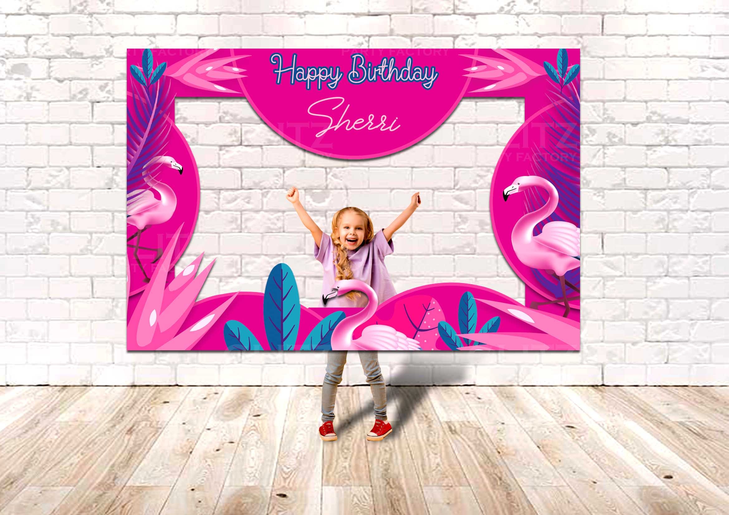 Flamingo Photobooth Mock up