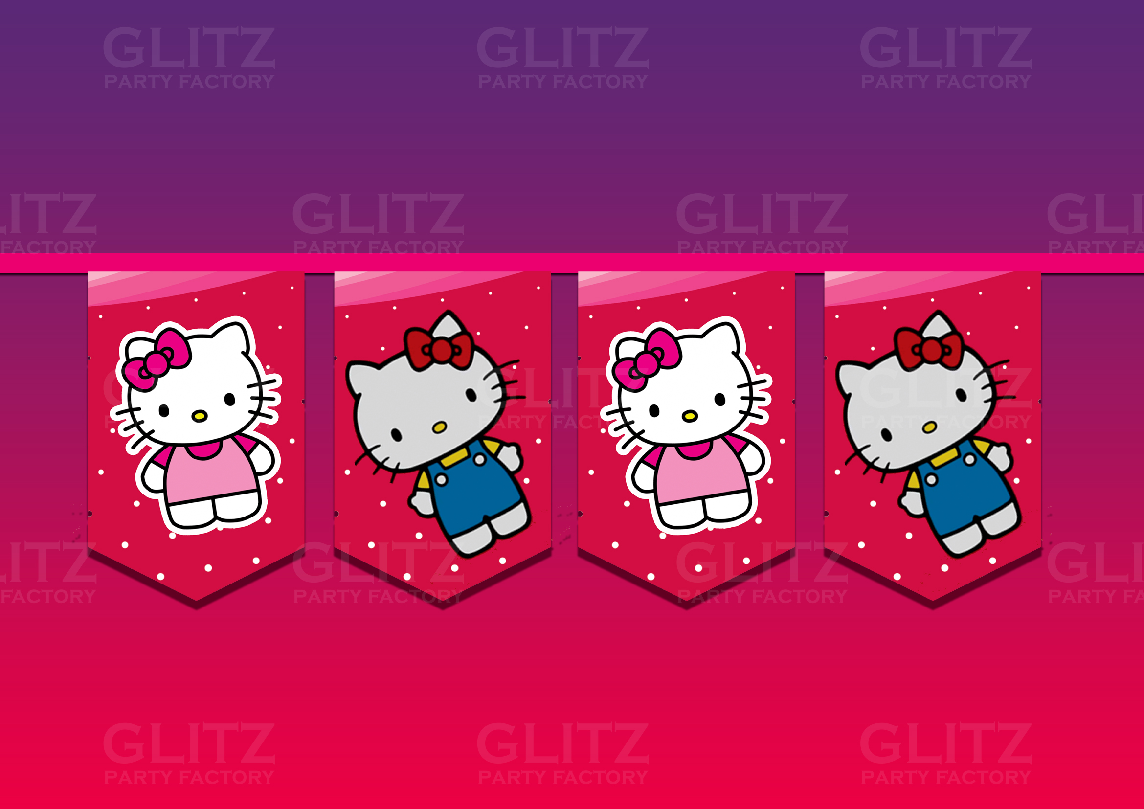 Hello Kid Mockup - bunting