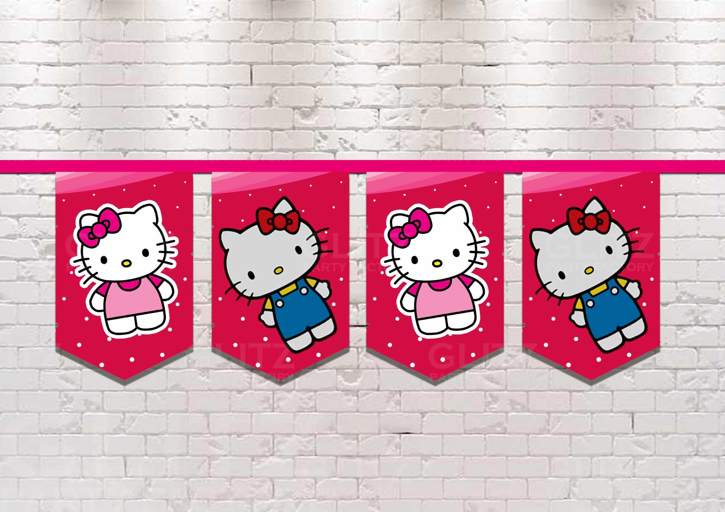 Hello Kid Mockup bunting