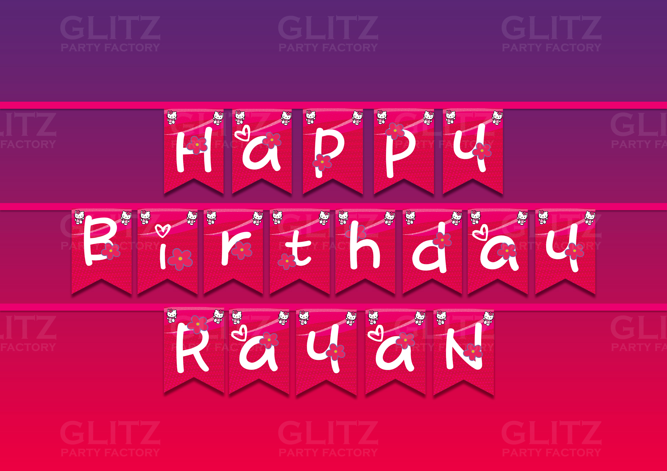 Hello Kid Mockup name banner