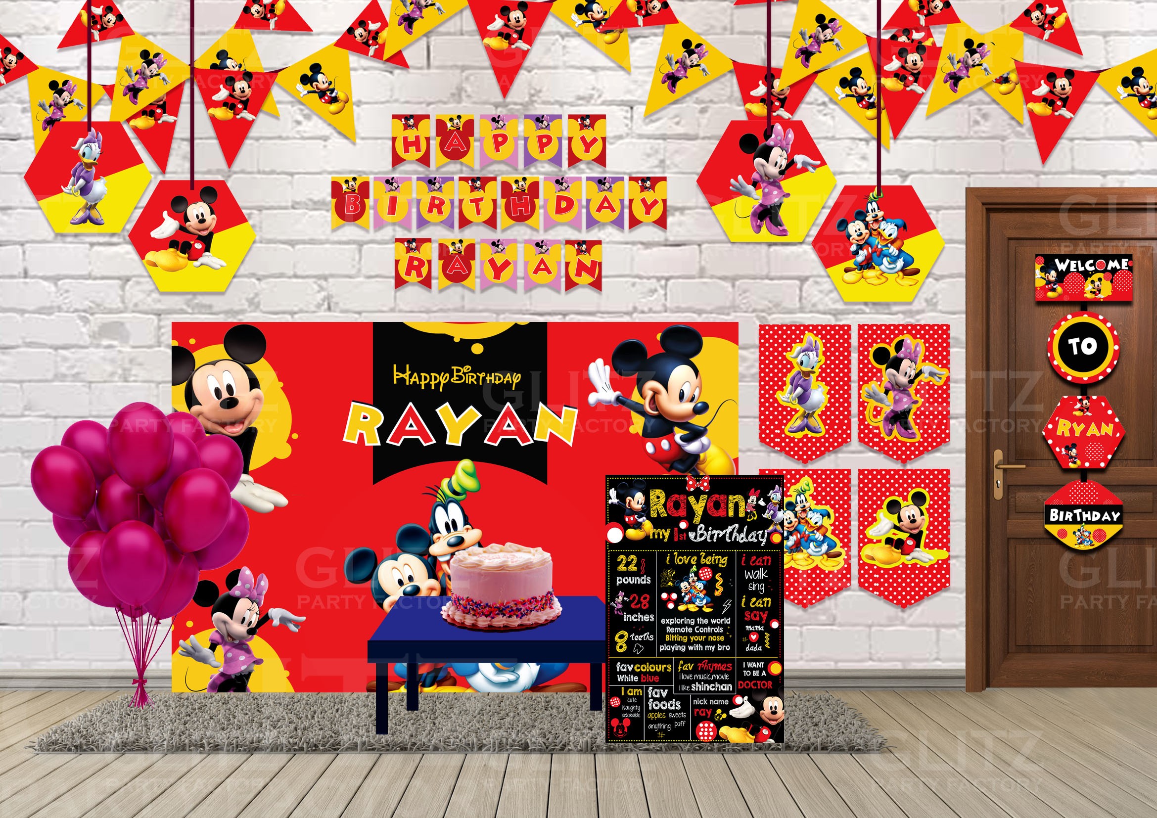 Micky Mouse Mockup -combo 3&4