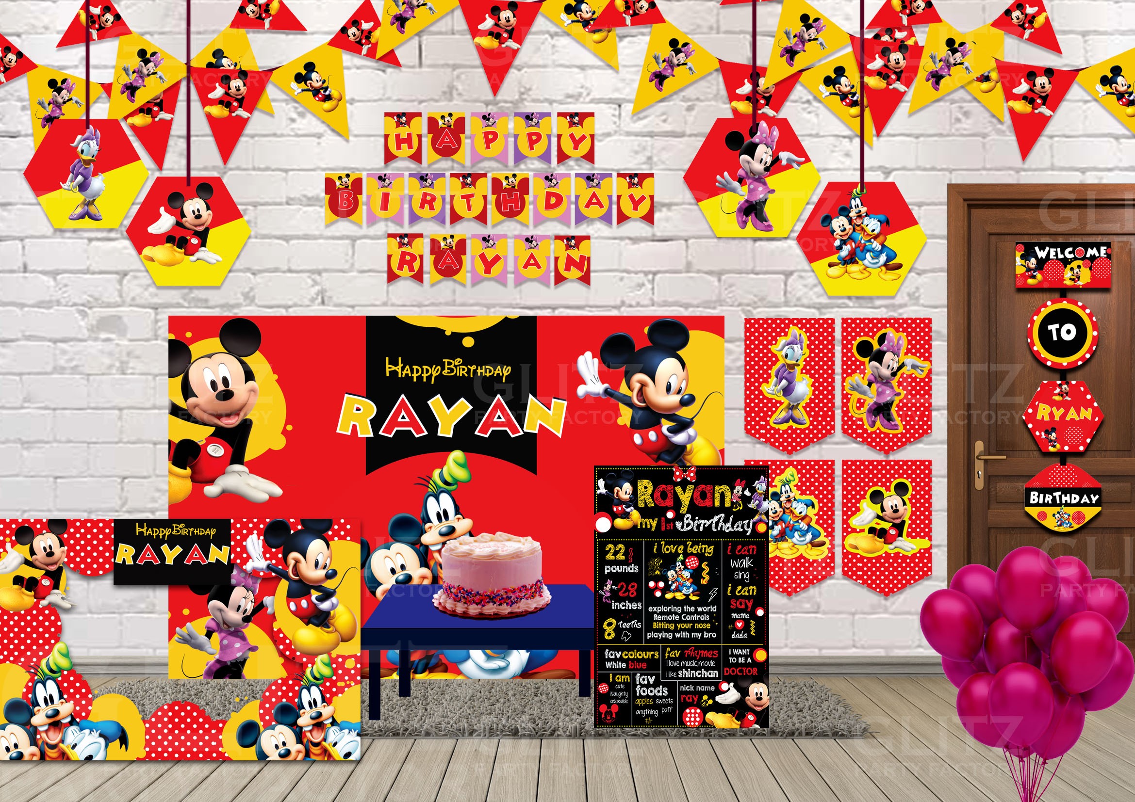 Micky Mouse Mockup -combo 5