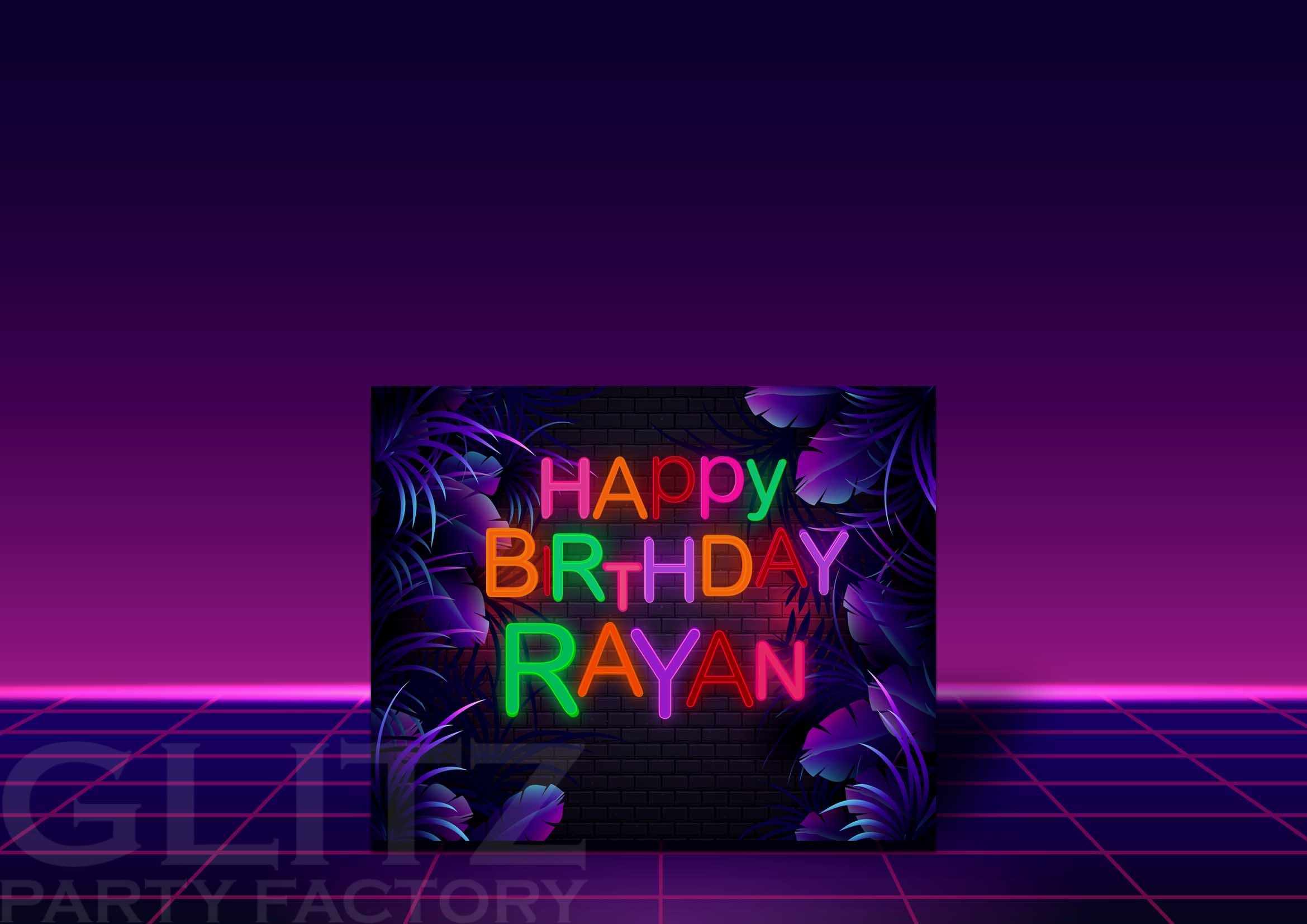 Neon Mockup - backdrop