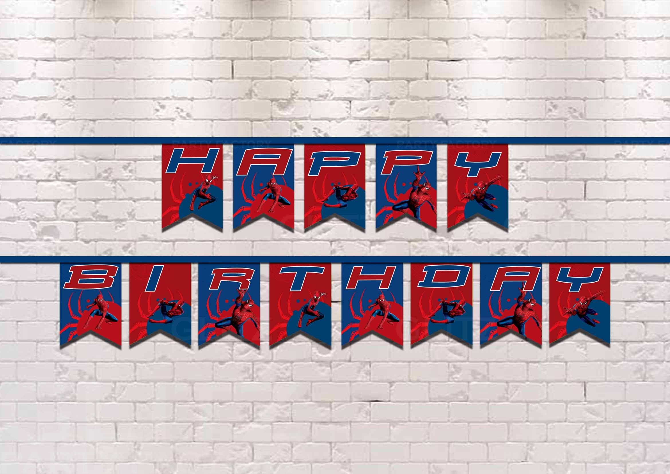 Spider Man Mockup HBD banner