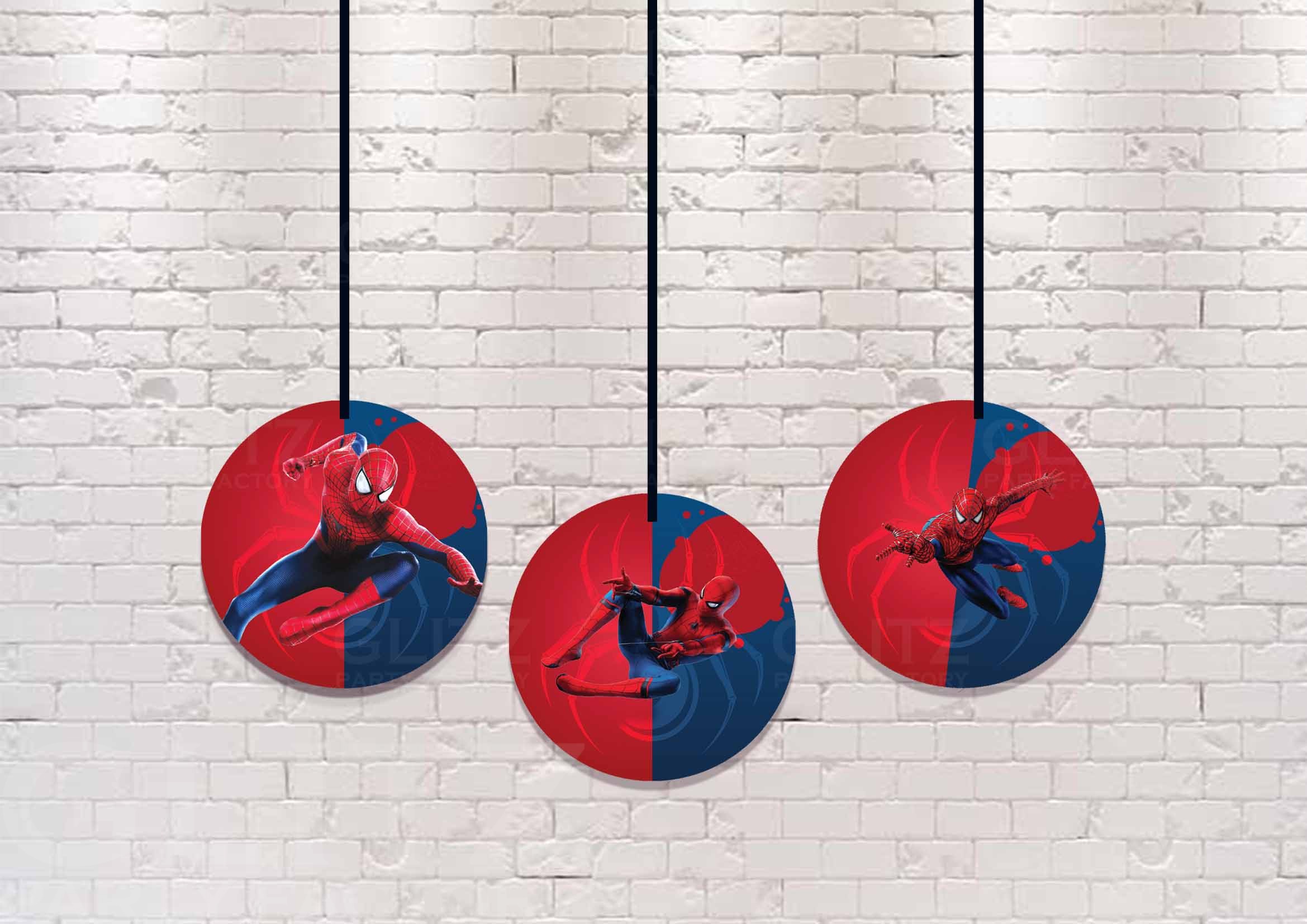 Spider Man Mockup circle Banner