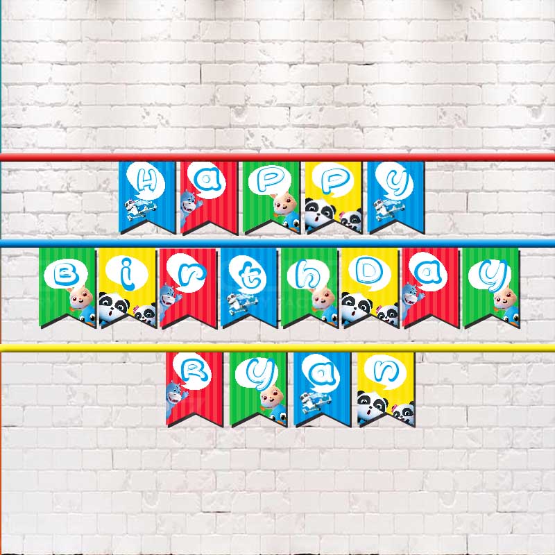 Baby bus Banner mock up