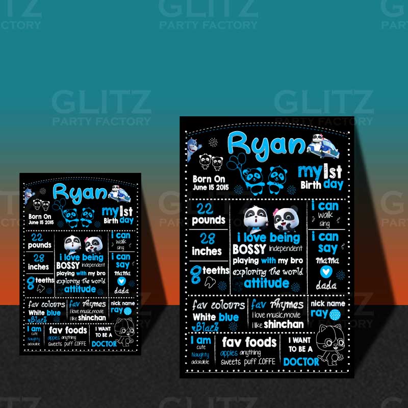 Baby bus Chalkboard mockmock up