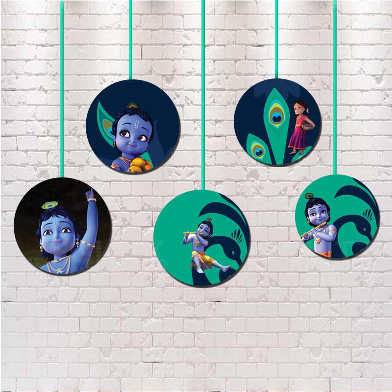 Little krishna circle mock up