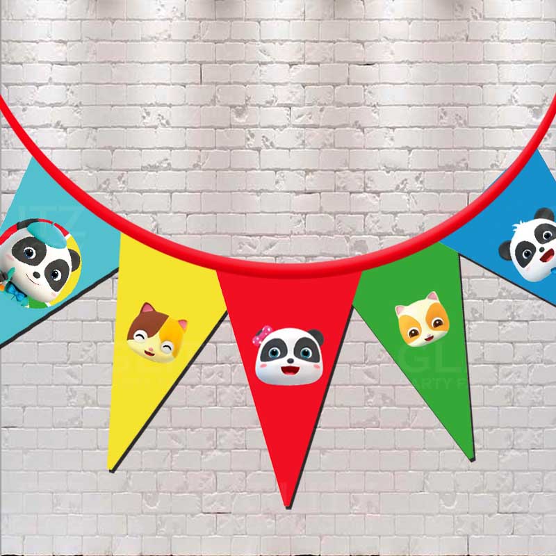 baby bus Triangle mock upwall