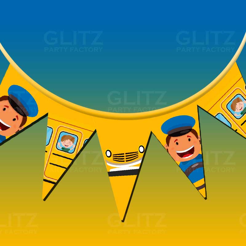 wheels on bus Triangle mock up