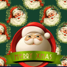 Retro Santa